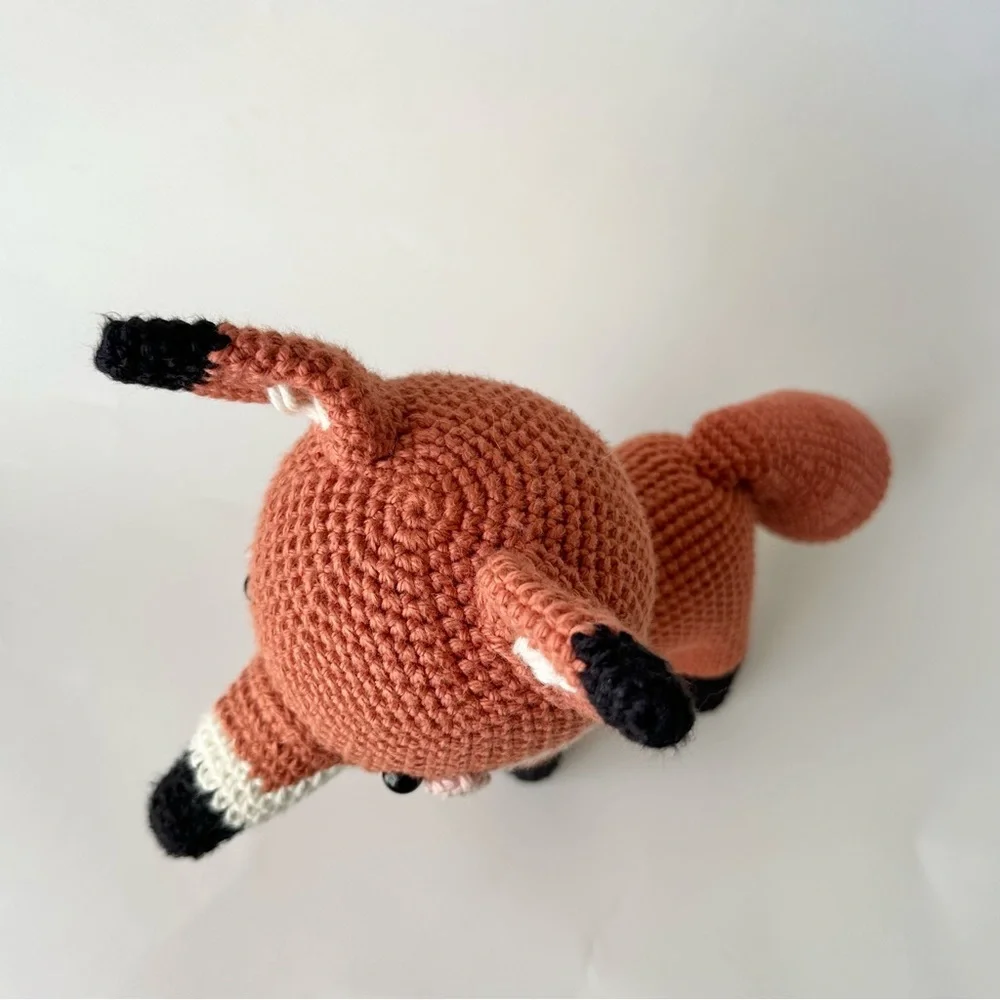 Handmade Crochet Fox Made By Rusty
